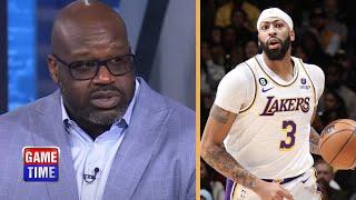 NBA Gametime | "Anthony Davis is a MONSTER!" - Shaq reacts to Lakers BEAT the Kings 132-122 