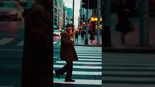 A little orange cat is riding an old man through the red light. #music #love #edm #beautiful