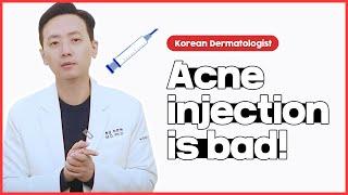 Acne injections alone can never solve acne! - 【Korean Dermatologist】