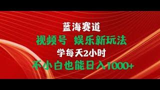 【副业赚点零花钱感受怎么写】蓝海赛道视频号 娱乐新玩法每天2小时小白也能日入1000+二、准备工作,什么手艺好学又赚钱,副业赚钱书本免费下载,明星副业排行榜