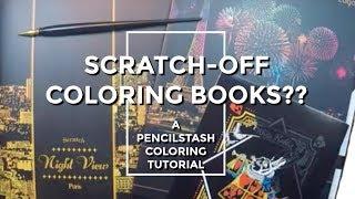 Lago Scratch Off Coloring Books?  Yes Please! - A PencilStash Tutorial