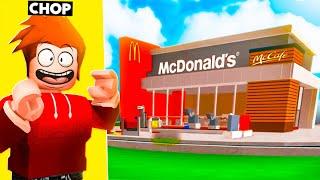 CHOP AND FROSTY OPEN THEIR OWN Mc DONALD'S ROBLOX