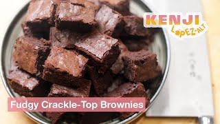 Fudgy Crackle-Top Brownies | Kenji's Cooking Show