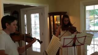 Graduation violin concert for grandparents