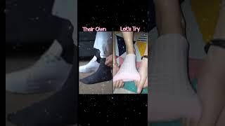 How To turn socks into Ankle socks #shorts #viral #trending #viralshorts #short #youtubeshorts