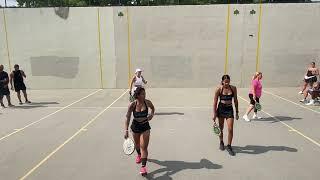 PFA paddleball tournament- Ladies Finals