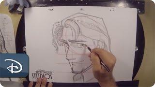 How-To Draw Flynn Rider From ‘Tangled’ | Disney’s Hollywood Studios