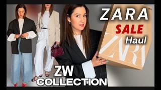 ZARA Summer SALE 2024 Try-On Haul || ZW COLLECTION Clothes ||