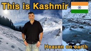 Foreigner  First impression of Kashmir (during winter ️) Heaven on Earth 