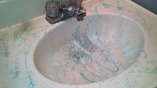 Scrubbing My Dirty Sink! | ASMR Cleaning, Spraying, Sponges, Suds