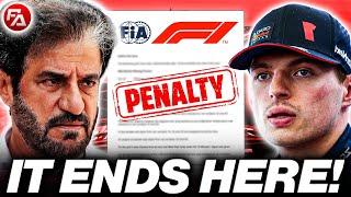 What FIA JUST DID to Verstappen After New Evidence Emerged CHANGES EVERYTHING!