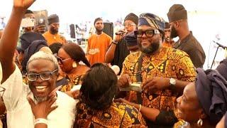 Aremu Afolayan scatter the dance floor at his mum Burial party