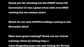 Disc Jockey News Virtual Expo Thank You