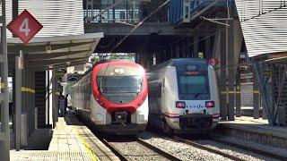 Trenes por Madrid de Norte a Sur. Renfe Cercanias, Mercancias, Media Distancia