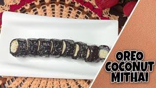 Diwali Special Oreo Coconut Mithai #shorts | Oreo Sweet Recipe | Oreo coconut roll Oreo Swiss Rolls