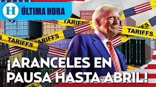 ¿Trump recapacita? EU confirma pausa en aranceles a productos que cumplan con el  T-MEC