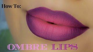 FUN & EASY : OMBRE LIP TUTORIAL