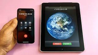 Apple iPhone X vs iPad 2010 Incoming Call & Outgoing Call