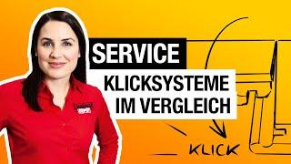 SERVICE - Klicksysteme von Laminat, Vinyl und Rigid-Vinyl im Vergleich