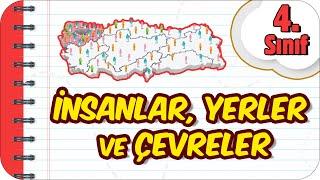 İnsanlar, Yerler ve Çevreler / Kolay Konu Anlatımı  4.Sınıf Sosyal #2023