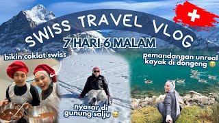 SWISS TRAVEL VLOG NYASAR DI GUNUNG SALJU ️ IKUT KELAS BIKIN COKLAT, NAIK SAMPAN ️ BANYAK LAGI