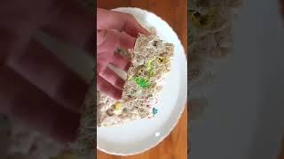 Mix butter with marshmallows and cereal for this amazing treat recipe tutorial #Shorts #Recipe