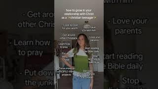 Advice for Christian teenagers  #shorts #relatable #girls #christian