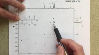 2D NMR Analysis (HMBC) - Assigning Peaks Using HMBC (Part 2 of 2)