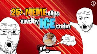 25+ Meme Clips used by @ICECODM | Drive Download | Free | JD GAMING X PRO