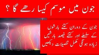 June 2021 Weather Outlook | How Much Rains Expected In June Month In Sindh Punjab Karachi