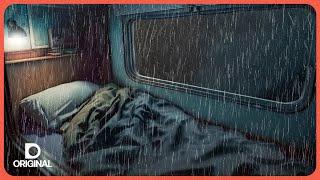 Fall Asleep Immediately | Stormy Night in this Cozy Train