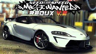 NFS Most Wanted REDUX Mod V.2 | Massive Update! Over 100 cars and Graphics!