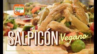 Salpicón de setas con verduras (vegano) - Cocina Vegan Fácil