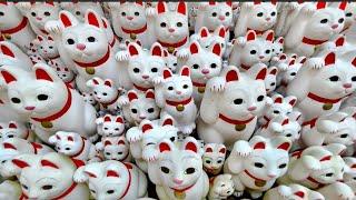 Ride the Lucky Cat Train to Tokyo’s Gotokuji Temple, a power spot with over 2,000 enshrined cats.