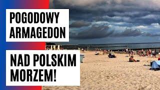 GROZA nad Bałtykiem! TURYŚCI musieli szybko UCIEKAĆ z plaży | FAKT.PL
