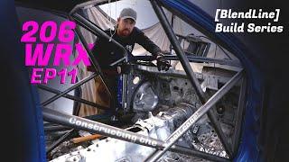 [BlendLine] Build Series *Building a budget WRC car* - 206 WRX Ep11 - Making a multi point cage!