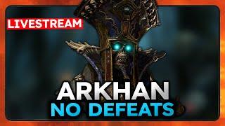 Arkhan the Black No Defeats Challenge Legendary Livestream par 2 - Total war Warhammer 3