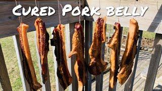 Mom's Secret Recipe How to make Chinese Cured Pork Belly Lap Yuk  臘肉 Homemade DIY | FullHappyBelly