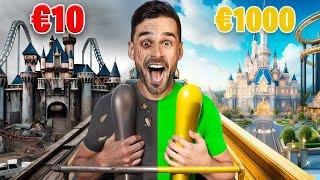 €10 vs €1000 Pretpark! *Experiment*