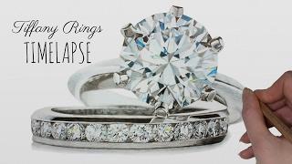 Speed Drawing Tiffany Rings by Emma Ravens