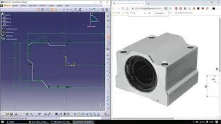 Catia V5 - tutoriel : Dessiner, Paramétrer et Créer un catalogue de composant