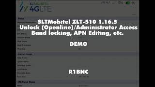 SLTMobitel Tozed S10 Permanent Unlock and Administrator with Band Locking Demo