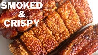 Insanely Crispy Smoked Pork Belly (Mill Scale 94)