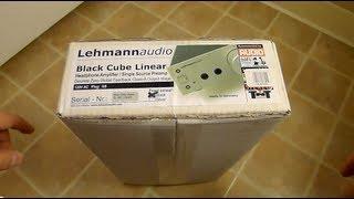 "First Look" Lehmann Audio Black Cube Linear headphones amp unboxing