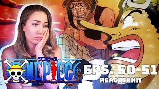 USOPP & YASOPP!!  FIRST TIME WATCHING ONE PIECE Episodes 50 & 51 REACTION