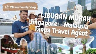 SINGAPORE MALAYSIA TRAVEL VLOG | LIBURAN MURAH 2 NEGARA | BACKPACKER SINGAPORE | STAYCATION HEMAT