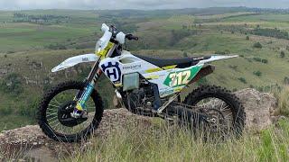 NEW BIKE!? HARD ENDURO RIDING ON MY NEW HUSQVARNA TE 250 2025 WITH CAMERON PARKER!