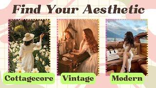 Which Aesthetic Matches Your Personality? Cottagecore, Vintage, or Modern | Fun Quiz