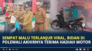 Sempat Malu Terlanjur Viral, Bidan di Polewali Akhirnya Terima Hadiah Motor, Kini Disuruh Jemput