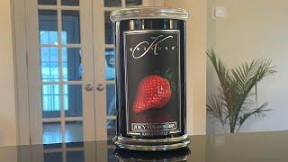 Kringle Reserve Juicy Strawberry  candle review!